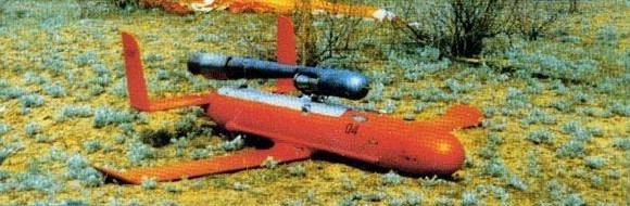 Eniks target drone on tundra - photo from Russian sales brochure